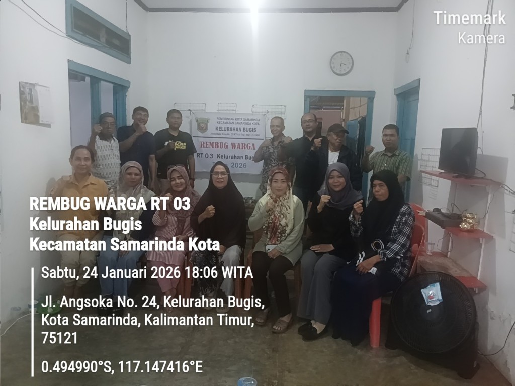 REMBUK WARGA RT. 03 PERUBAHAN PROBEBAYA 2026 KELURAHAN BUGIS