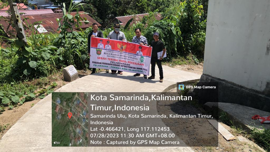 Serah Terima Hasil Pekerjaan Swakelola Bidang Infrastruktur