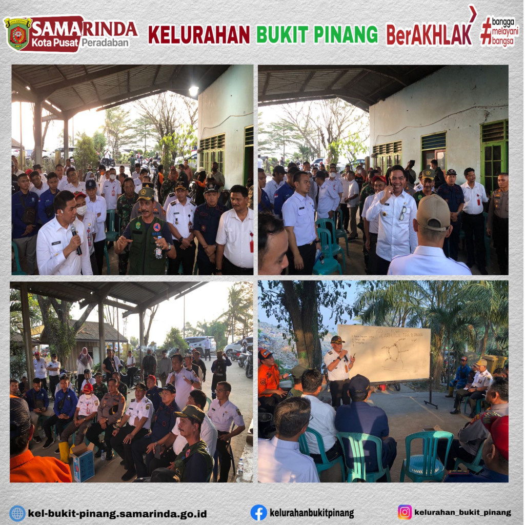Rapat Koordinasi Evaluasi Penggulangan Kebakaran Lahan Sampah TPA Bukit Pinang