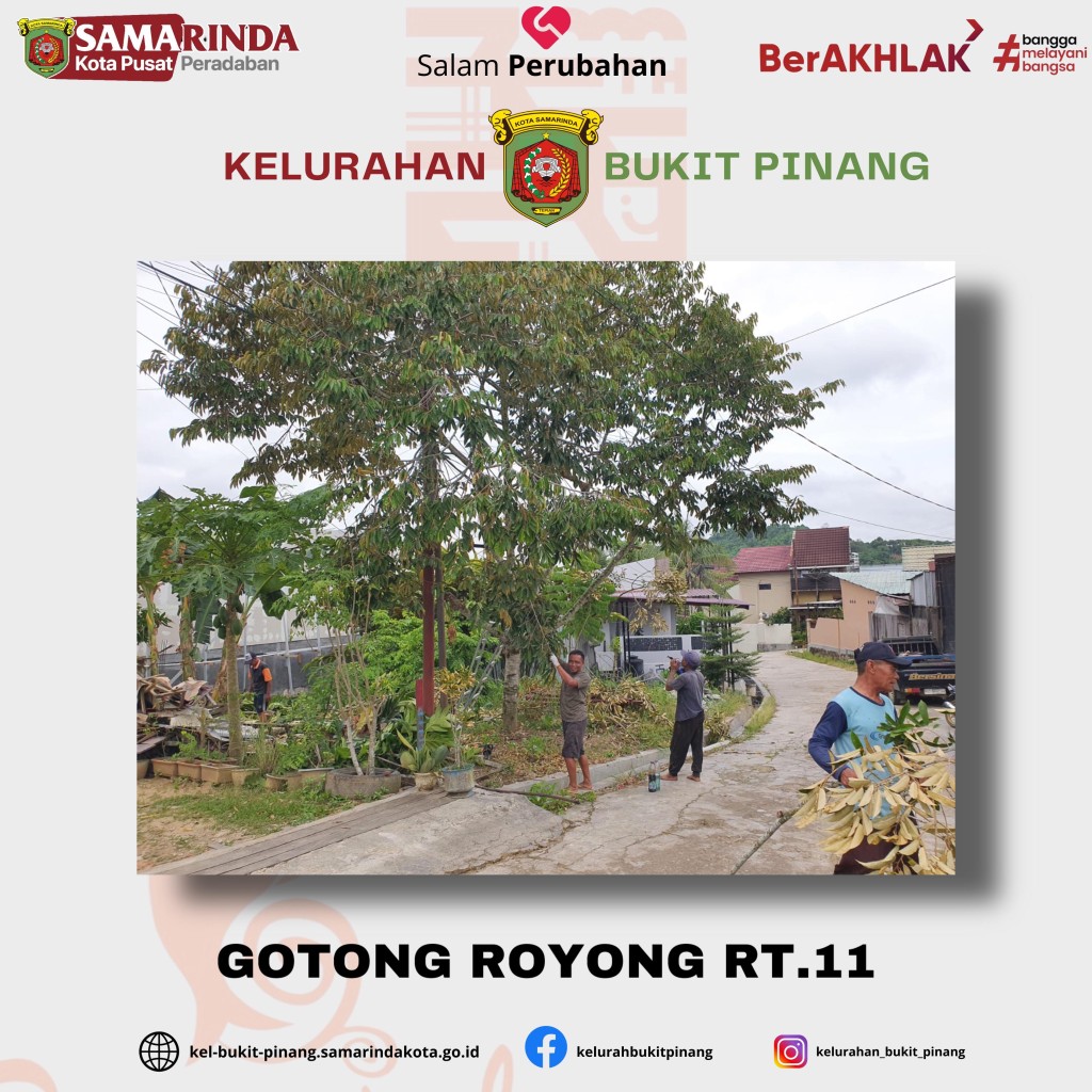 Kegiatan Gotong Royong Rt.11