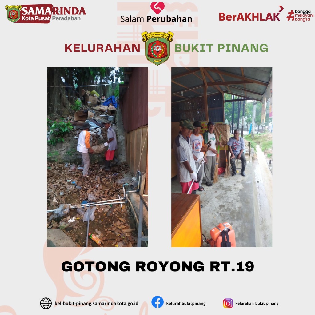 Kegiatan Gotong Royong RT.19
