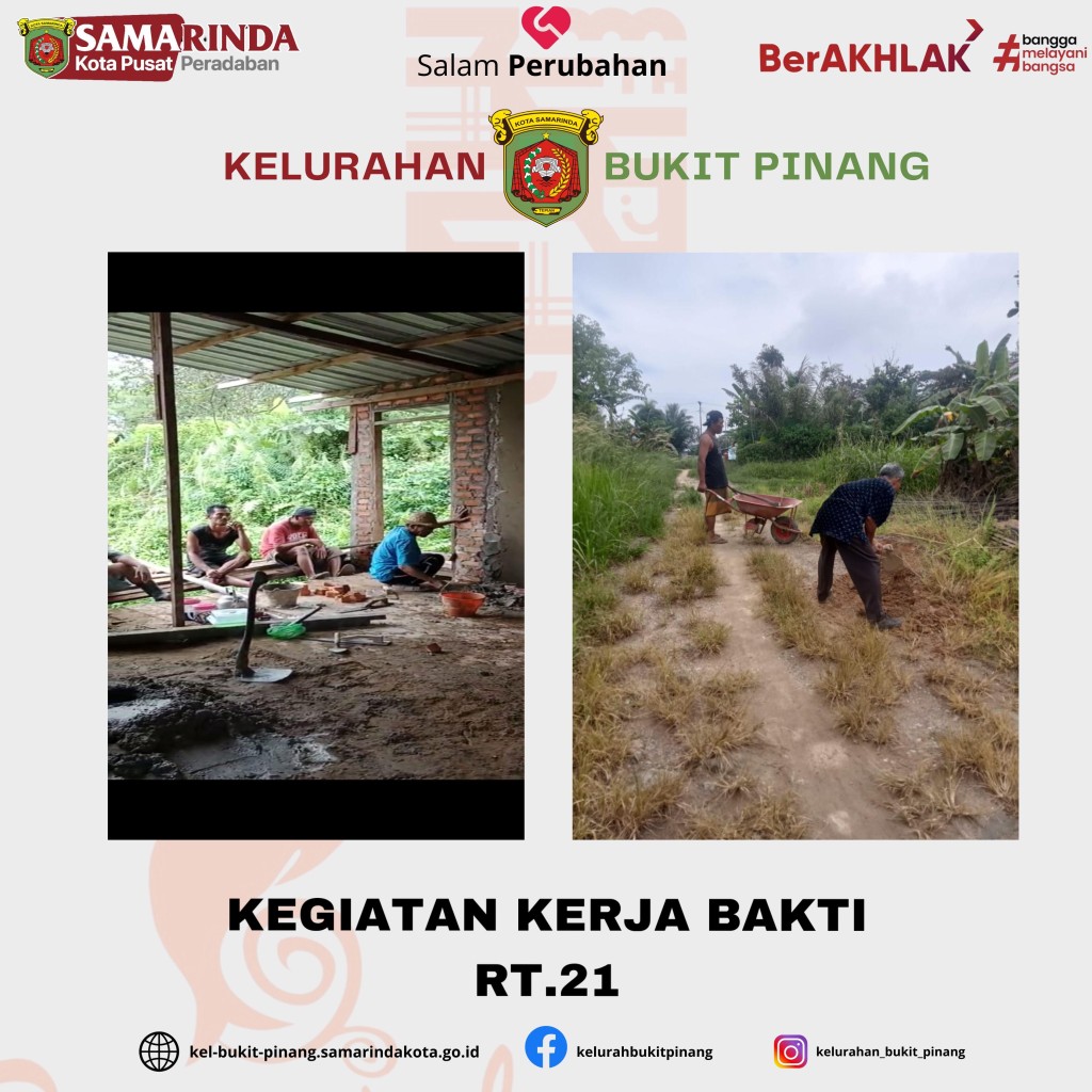 Kegiatan Kerja Bakti RT.21