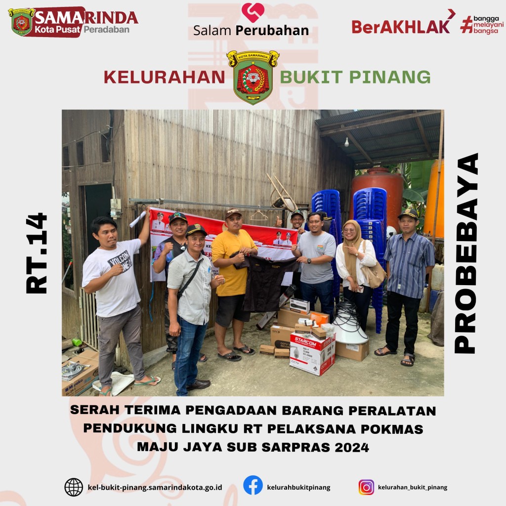 Serah Terima Hasil Pekerjaan Pengadaan Barang Dasawisma