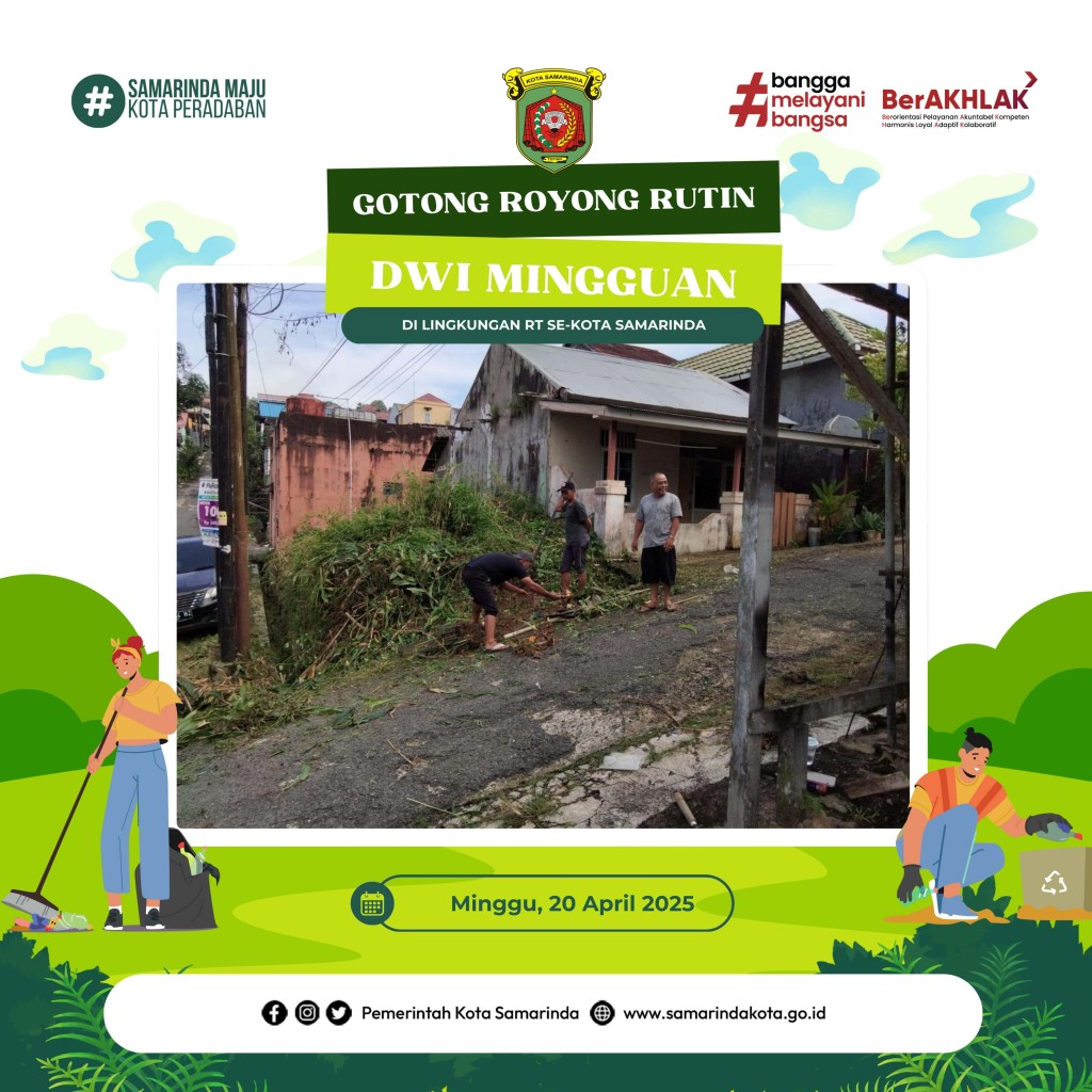 GOTONG ROYONG RUTIN (DWI MINGGUAN) RT. 07