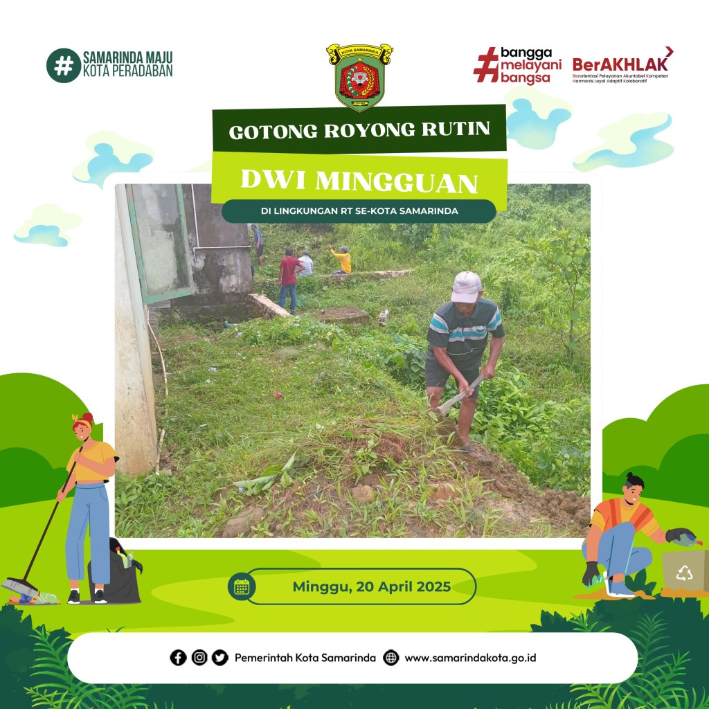 GOTONG ROYONG RUTIN (DWI MINGGUAN) RT. 14