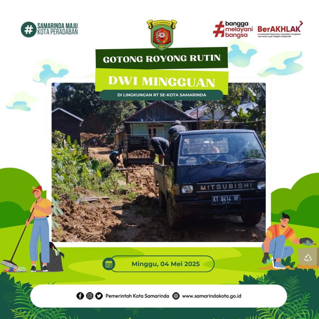 GOTONG ROYONG RUTIN (DWI MINGGUAN) RT. 01