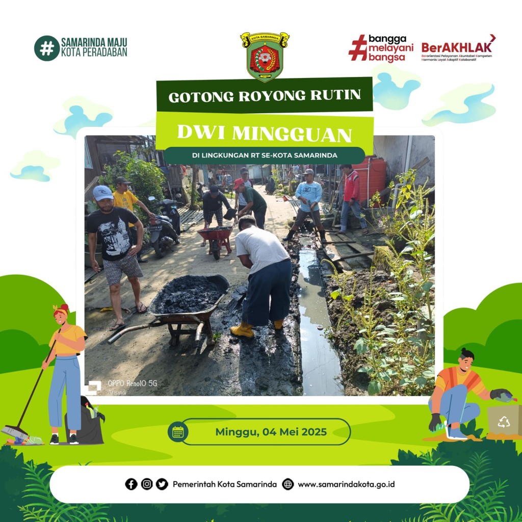 GOTONG ROYONG RUTIN (DWI MINGGUAN) RT. 03