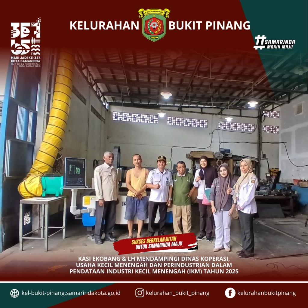 KASI EKOBANG & LH MENDAMPINGI DINAS KOPERASI, USAHA KECIL MENENGAH DAN PERINDUSTRIAN (IKM) TAHUN 2025