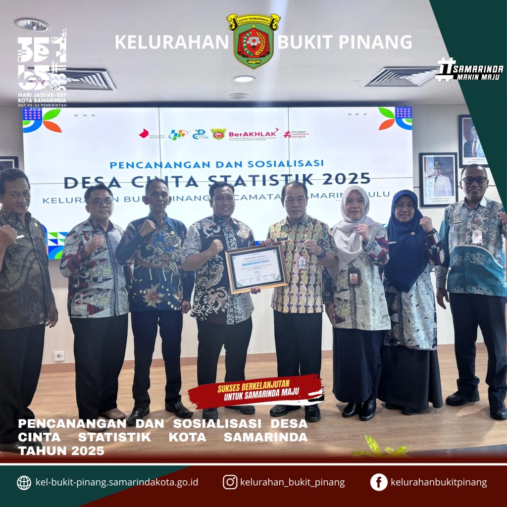 PENCANANGAN DAN SOSIALISASI DESA CINTA STATISTIK KOTA SAMARINDA TAHUN 2025