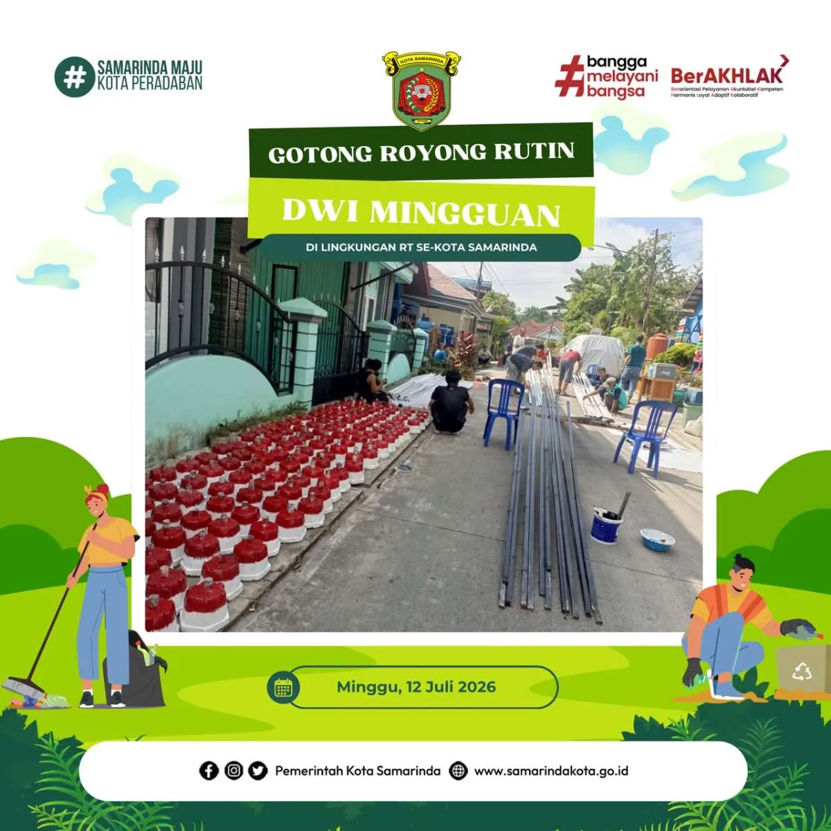GOTONG ROYONG RUTIN (DWI MINGGUAN) RT. 05
