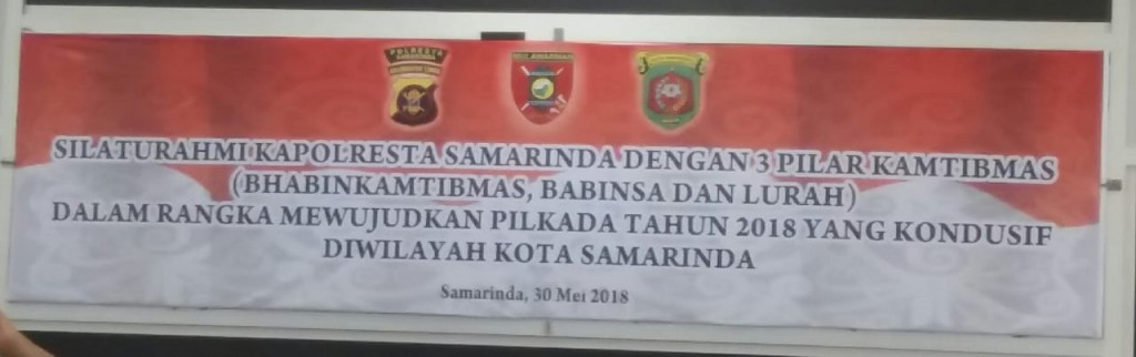 Silaturahmi Kapolresta Samarinda Dengan 3 Pilar Kamtibmas (Babinsa, Babinkamtibmas & Lurah)