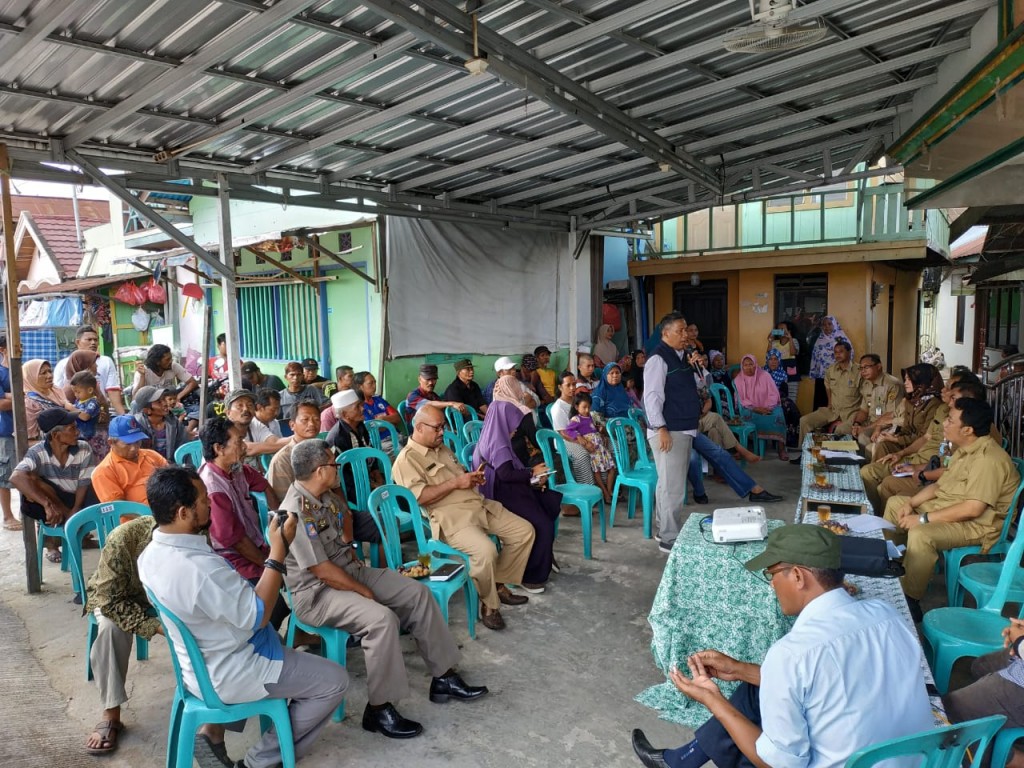 Sosialisasi Relokasi Warga Segmen Jembatan Perniagaan, Sungai Karang Mumus