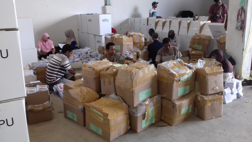 Kegiatan Tahapan Logistik Pemilu 2019