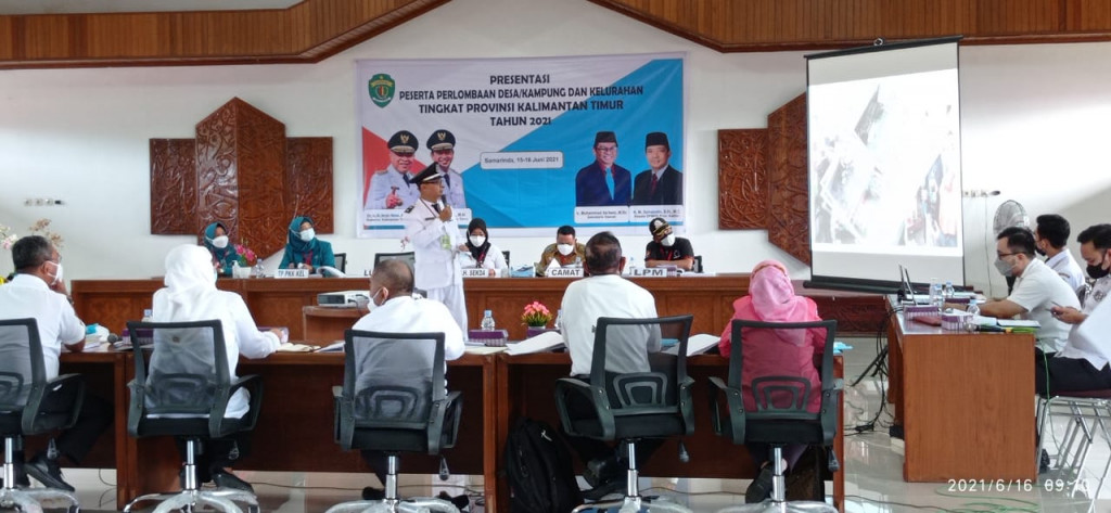 Lomba Presentasi Tingkat Provinsi Kaltim, Kelurahan Dadi Mulya Masuk 3 Besar dan Meraih Juara 3