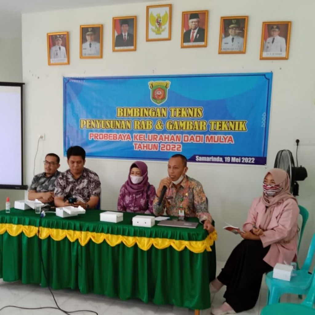 Mensukseskan Probebaya Dadi Mulya Melaksanakan Bimtek Penyusunan RAB dan Gambar Teknik
