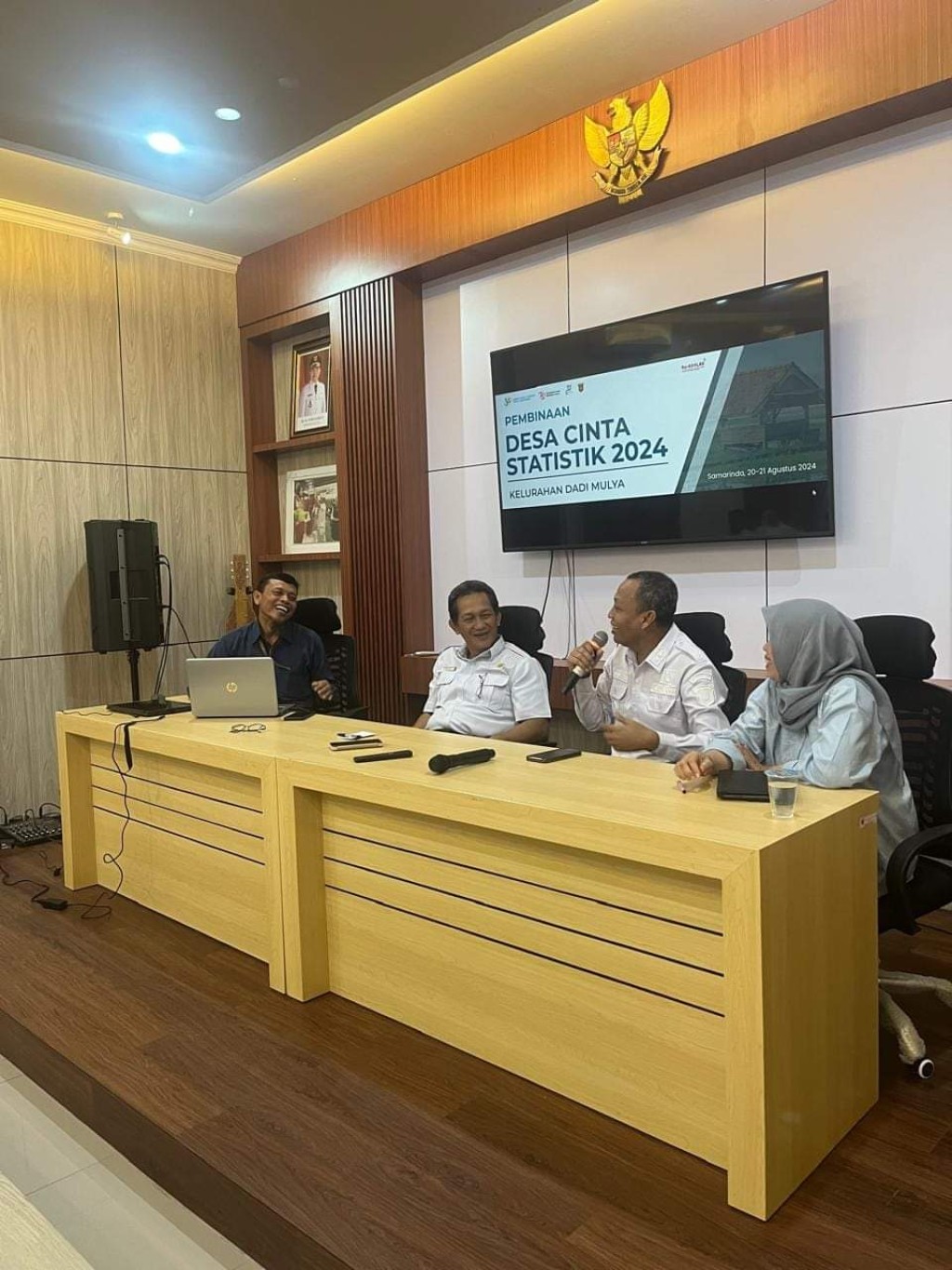 BIMTEK KELURAHAN CANTIK TINGKATKAN KUALITAS APARATUR TENTANG STATISTIK
