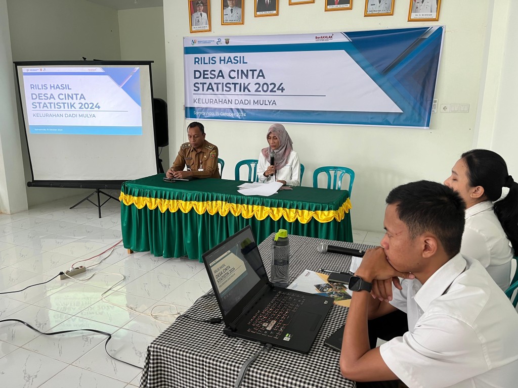 RILIS DATA KELURAHAN CINTA STATISTIK DI KELURAHAN DADI MULYA