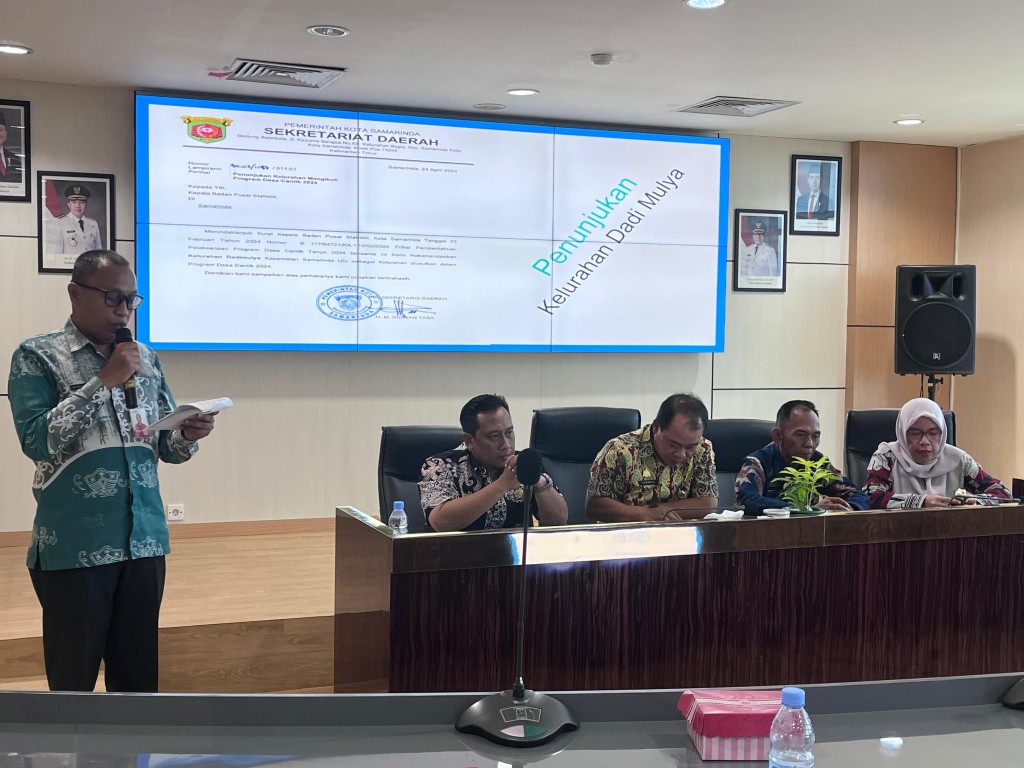 PENCANANGAN DESA CINTA STATISTIK 2025 RESMI DI MULAI DI SAMARINDA