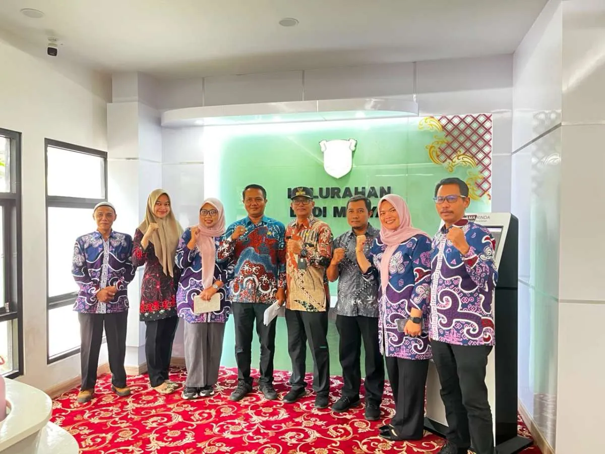 TINGKATKAN KUALITAS LAYANAN PUBLIK, KELURAHAN DADI MULYA IKUTI EVALUASI PELAKSANAAN KELURAHAN DIGITAL