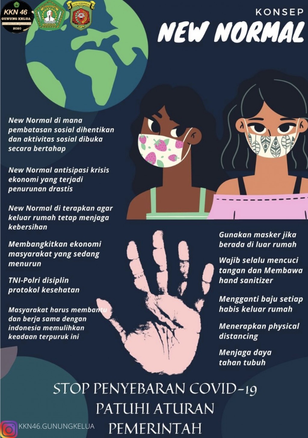 KONSEP NEW NORMAL “STOP PENYEBARAN COVID-19 PATUHI ATURAN PEMERINTAHAN”