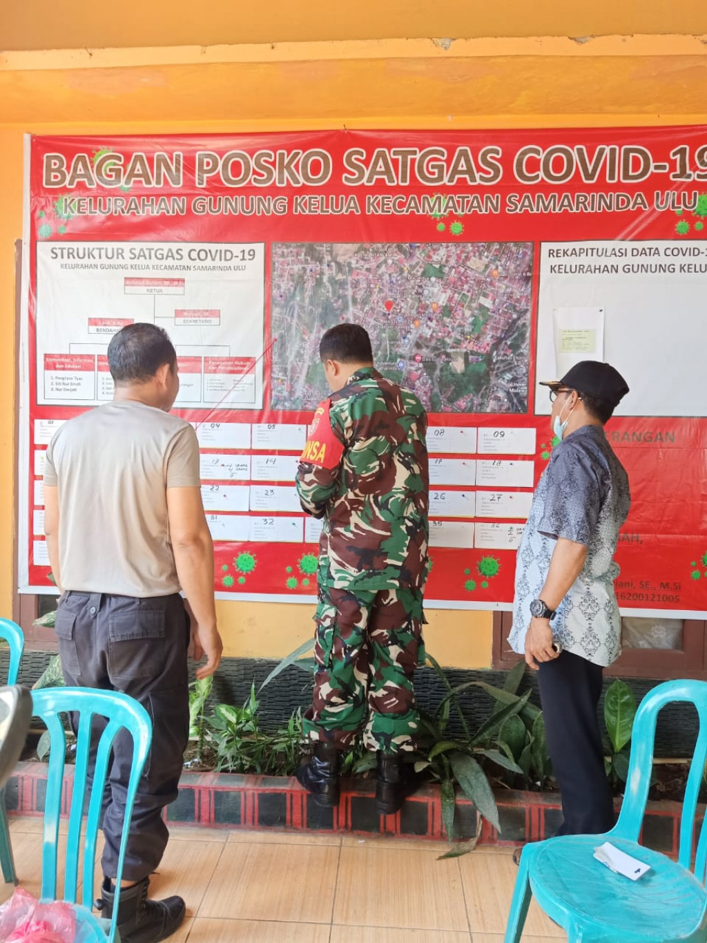 Pemantauan warga terdampak Covid-19 per RT