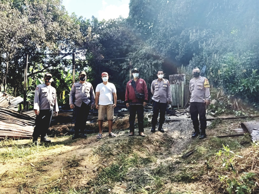 Info Gunung Kelua "Kebakaran menghanguskan 1 (Satu) buah rumah"