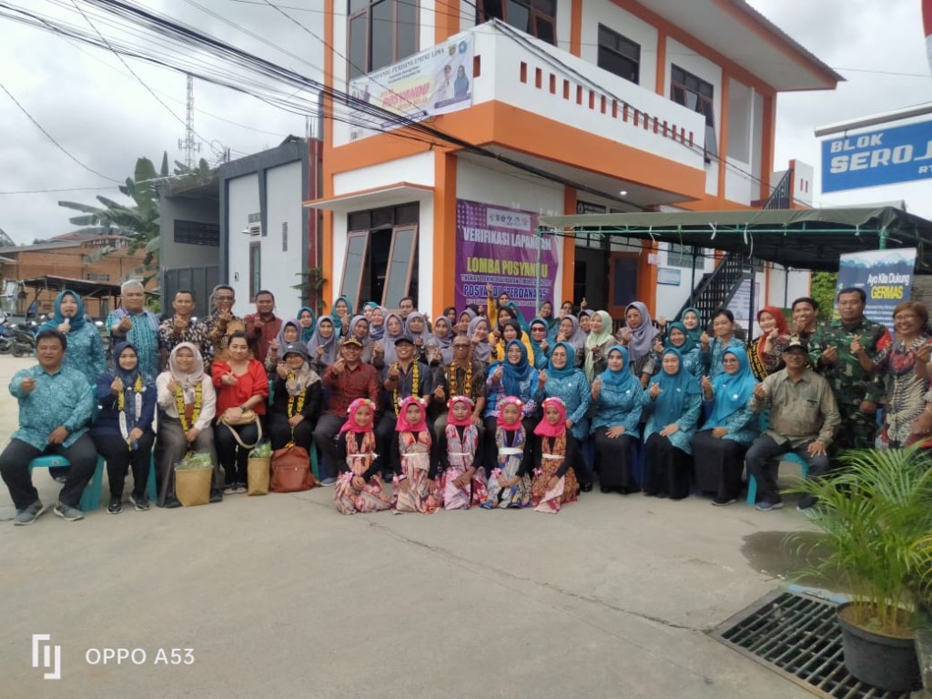Verifikasi lapangan tim penilai lomba posyandu tingkat provinsi  Kalimantan Timur tahun 2024