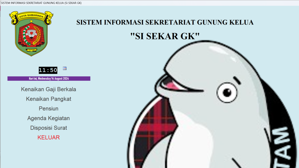 SI SEKAR GK (Sistem Informasi Sekertariat Kelurahan Gunung Kelua)