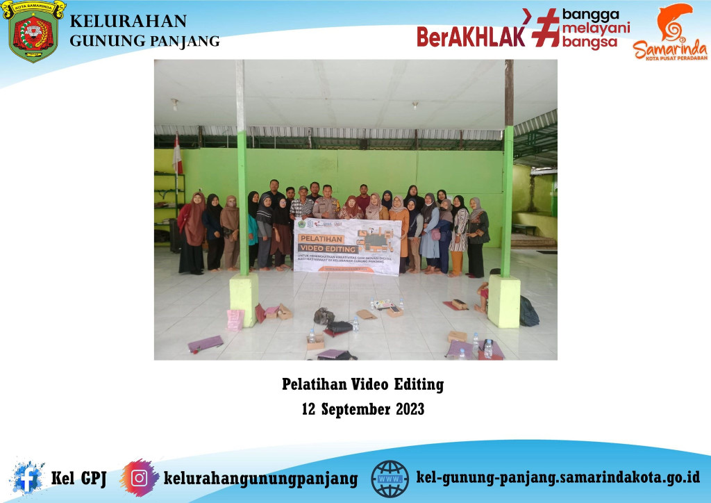 Pelatihan Video Editing