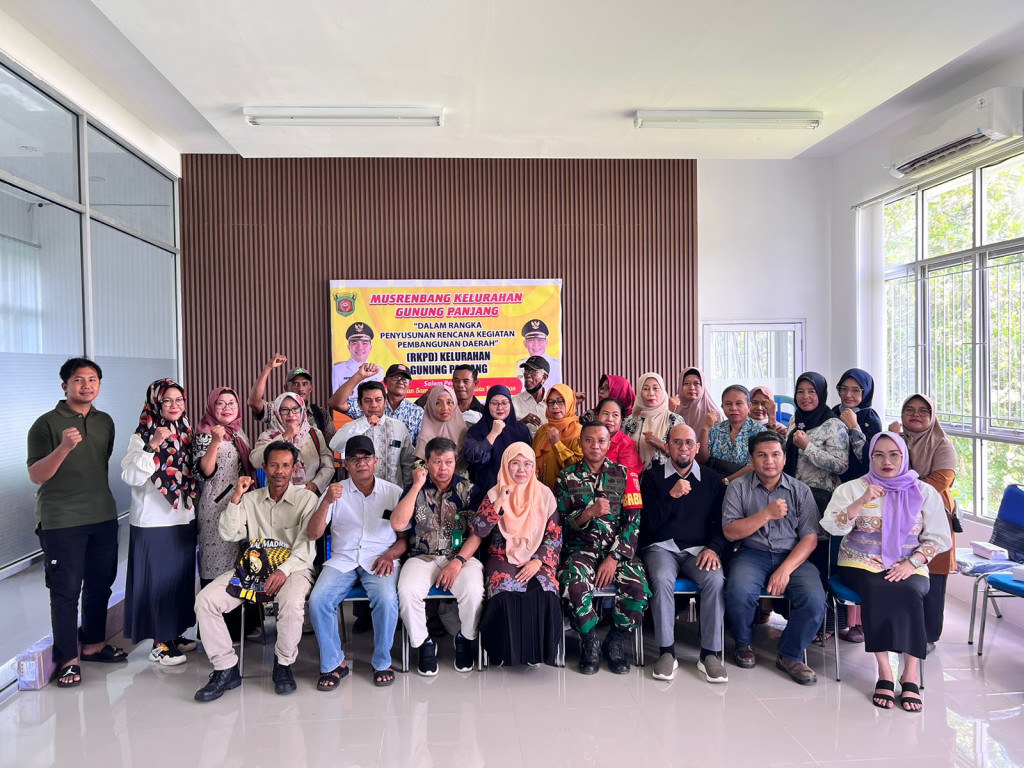 Rapat Musrenbang Kelurahan Gunung Panjang