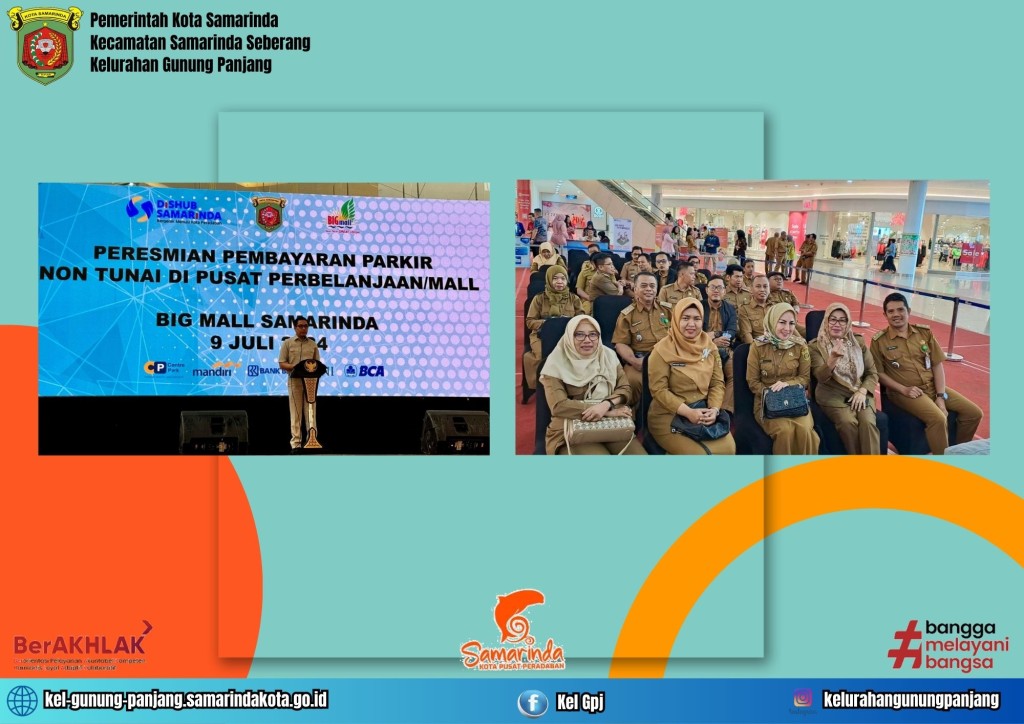 Parkir Non Tunai Diresmikan Walikota Samarinda