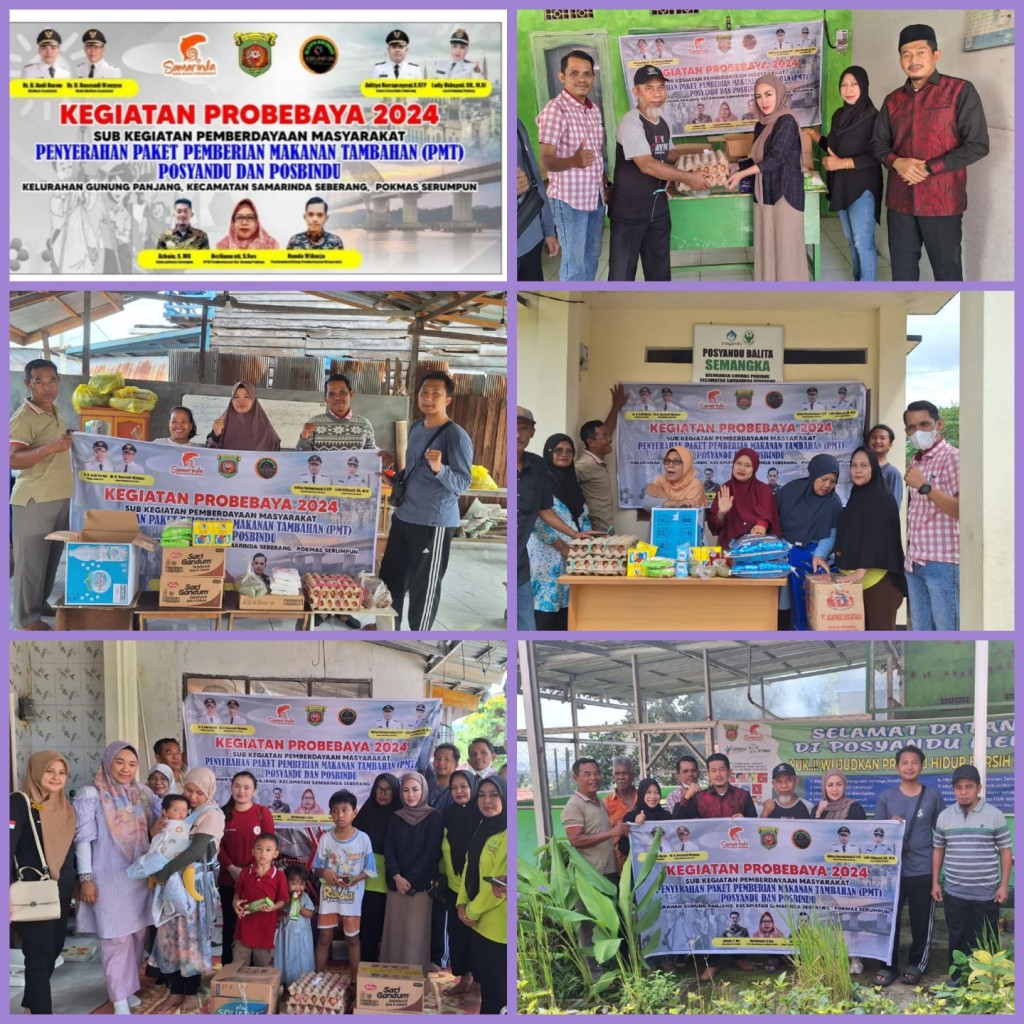 Penyerahan Paket Pemberian Makanan Tambahan (PMT) Posyandu dan Posbindu