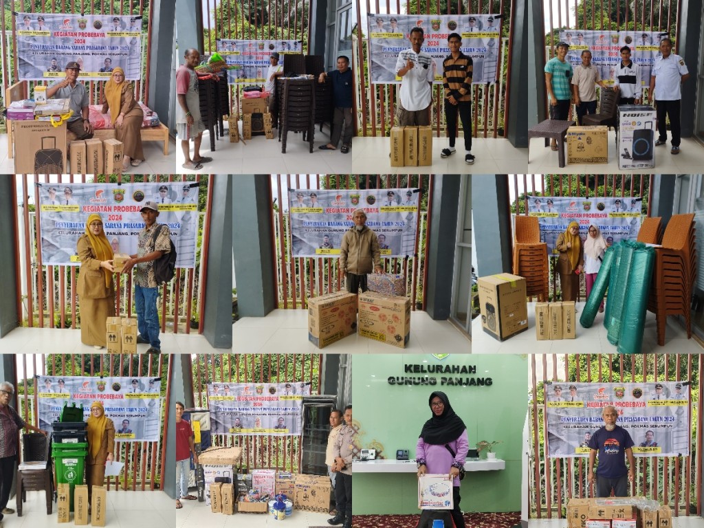 Serah Terima Barang Non Infrastruktur Probebaya Tahun 2024