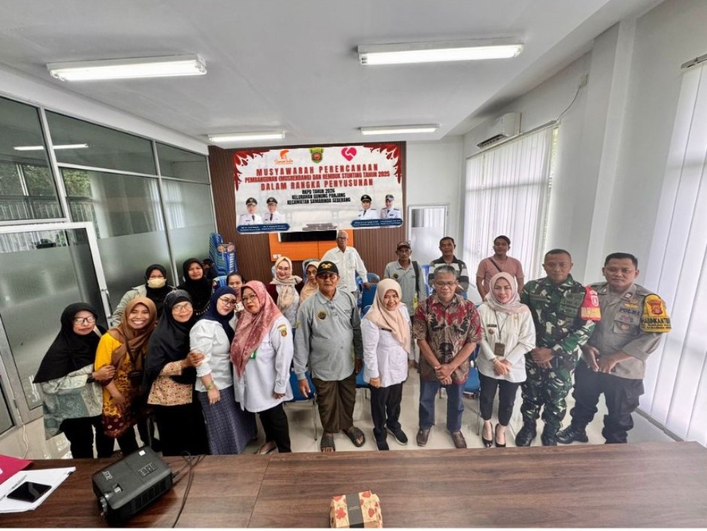 MUSRENBANG dan Rembuk Stunting Tahun 2025 dalam Rangka Penyusunan RKPD Tahun 2026 Kelurahan Gunung Panjang.