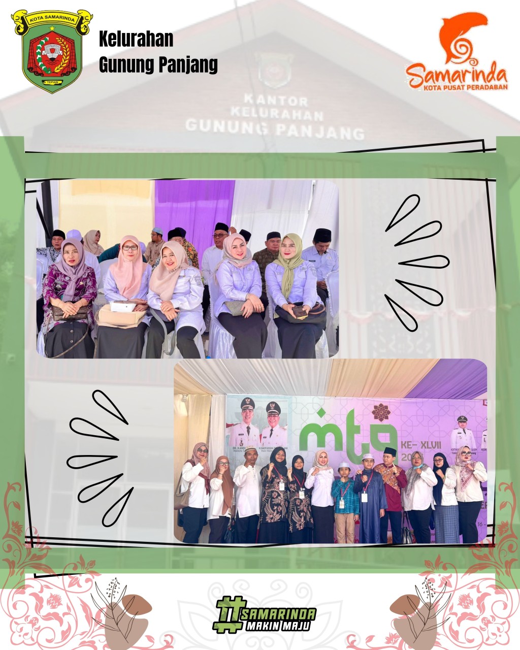 Pembukaan MTQ Tingkat Kecamatan Samarinda Seberang di Kelurahan Baqa