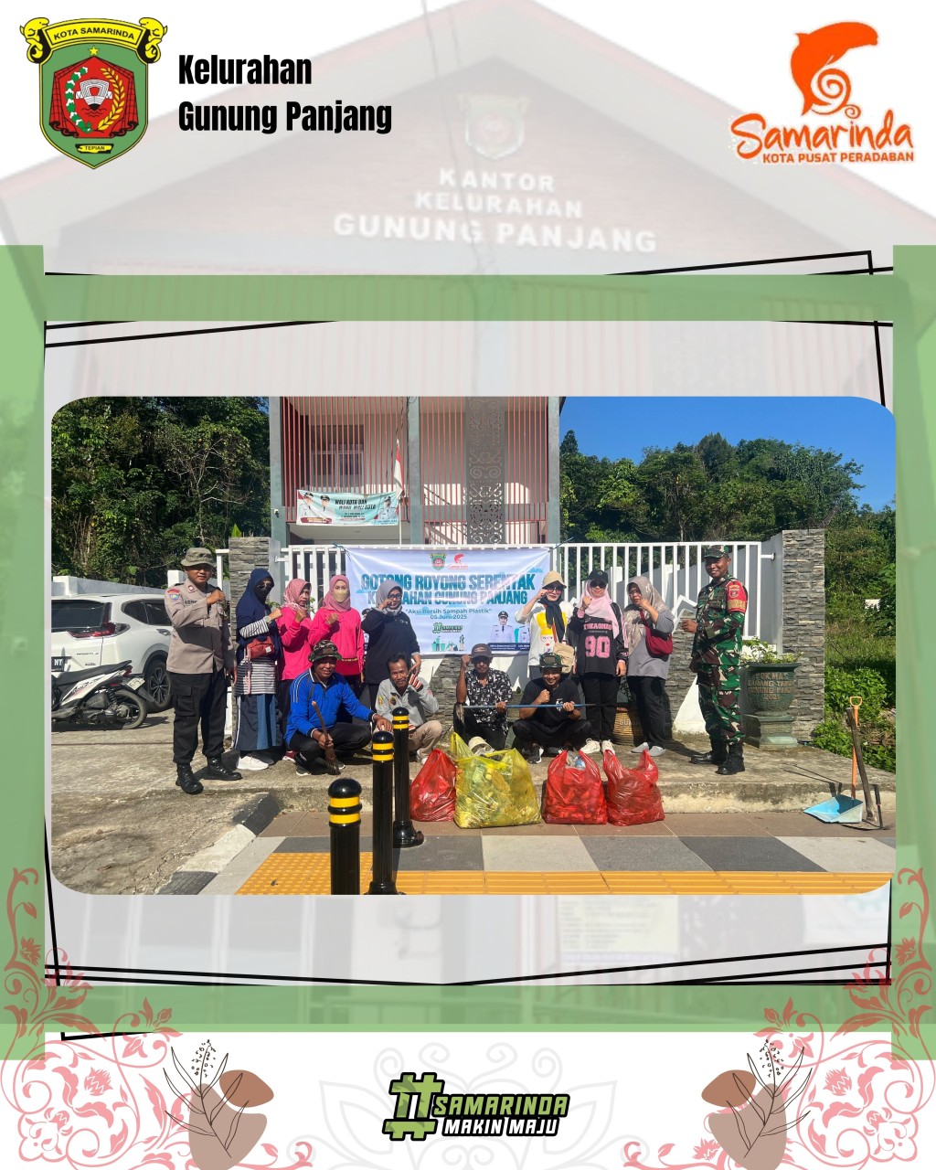 APEL BERSAMA DAN AKSI BERSIH SAMPAH PLASTIK DALAM RANGKA HARI LINGKUNGAN HIDUP INDONESIA 2025