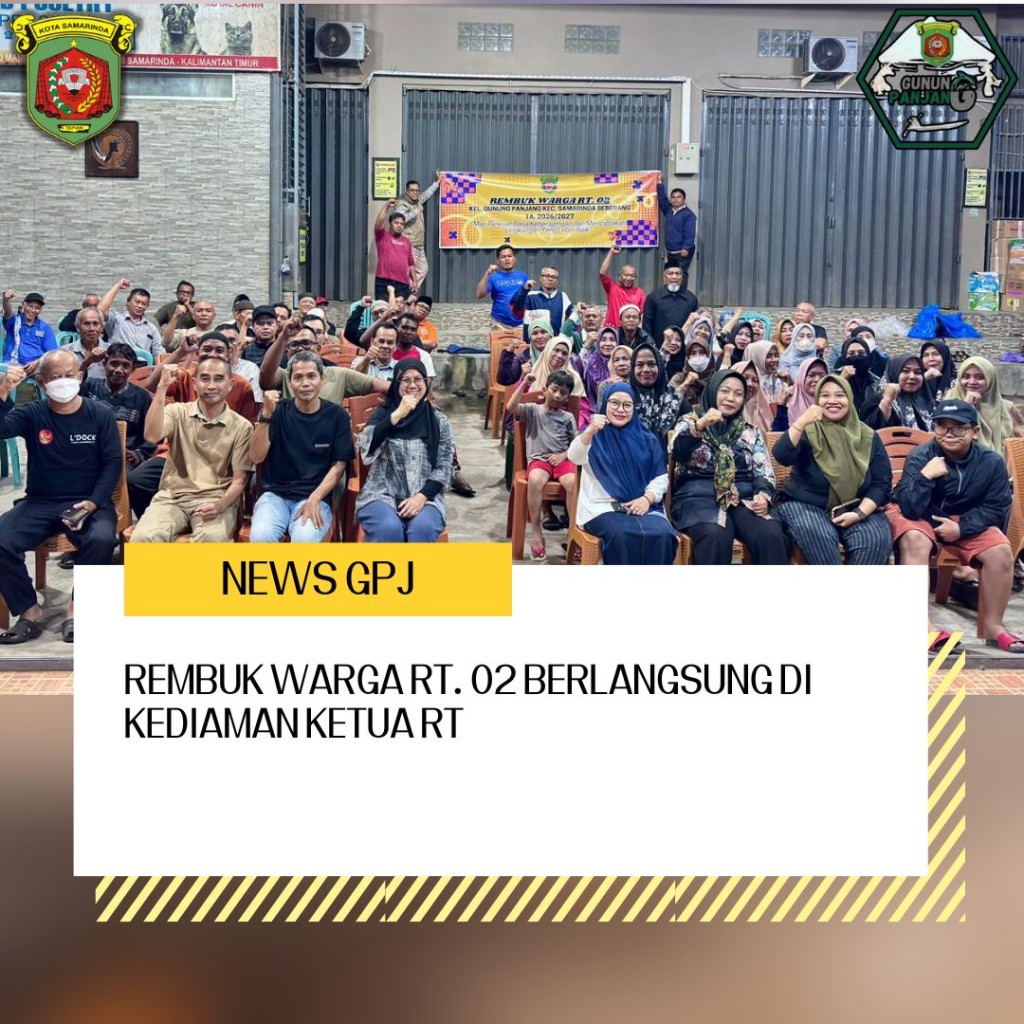 Rembuk Warga RT. 02 Kelurahan Gunung Panjang
