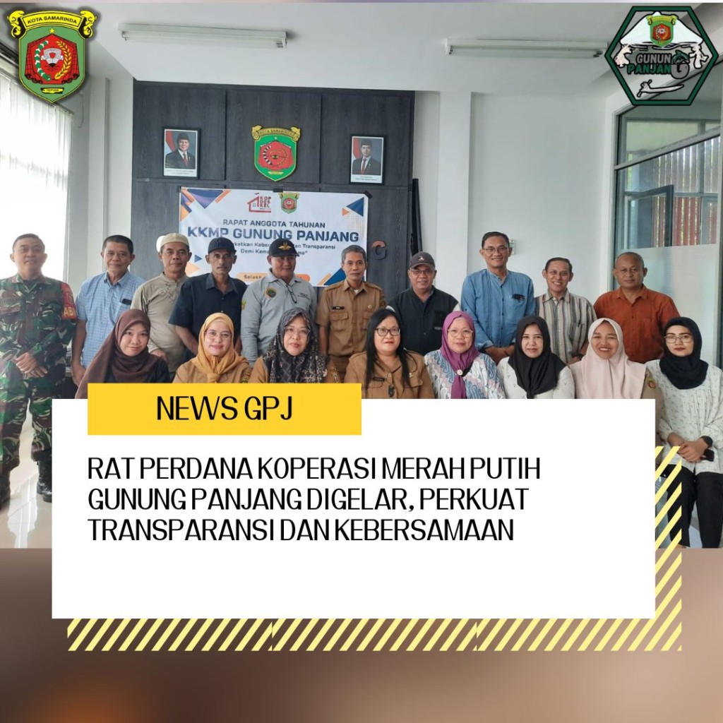RAT Perdana Koperasi Merah Putih Gunung Panjang Digelar, Perkuat Transparansi dan Kebersamaan