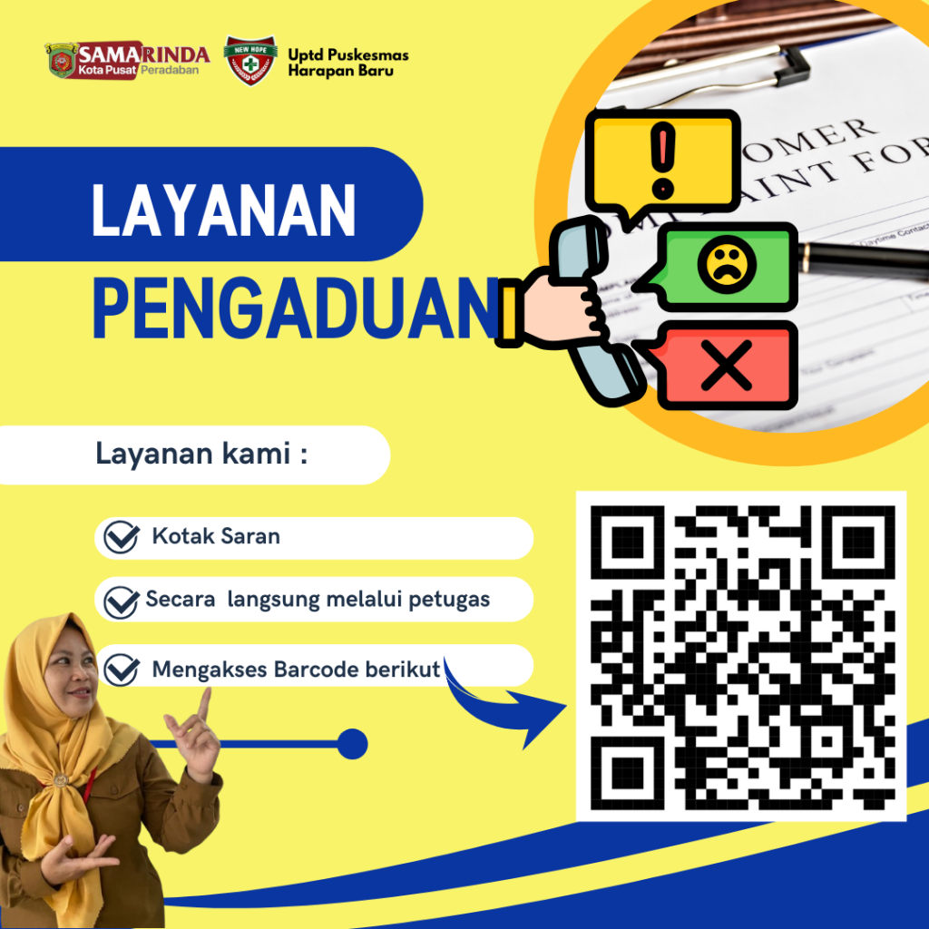 Layanan Pengaduan Puskesmas Harapan Baru
