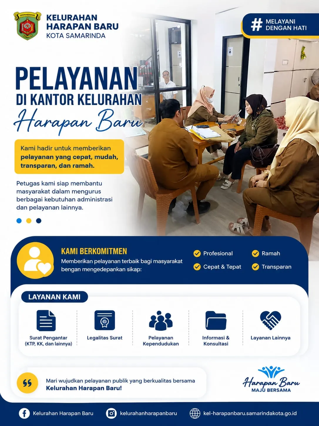 📢 PELAYANAN KEPADA MASYARAKAT DI KANTOR KELURAHAN HARAPAN BARU
