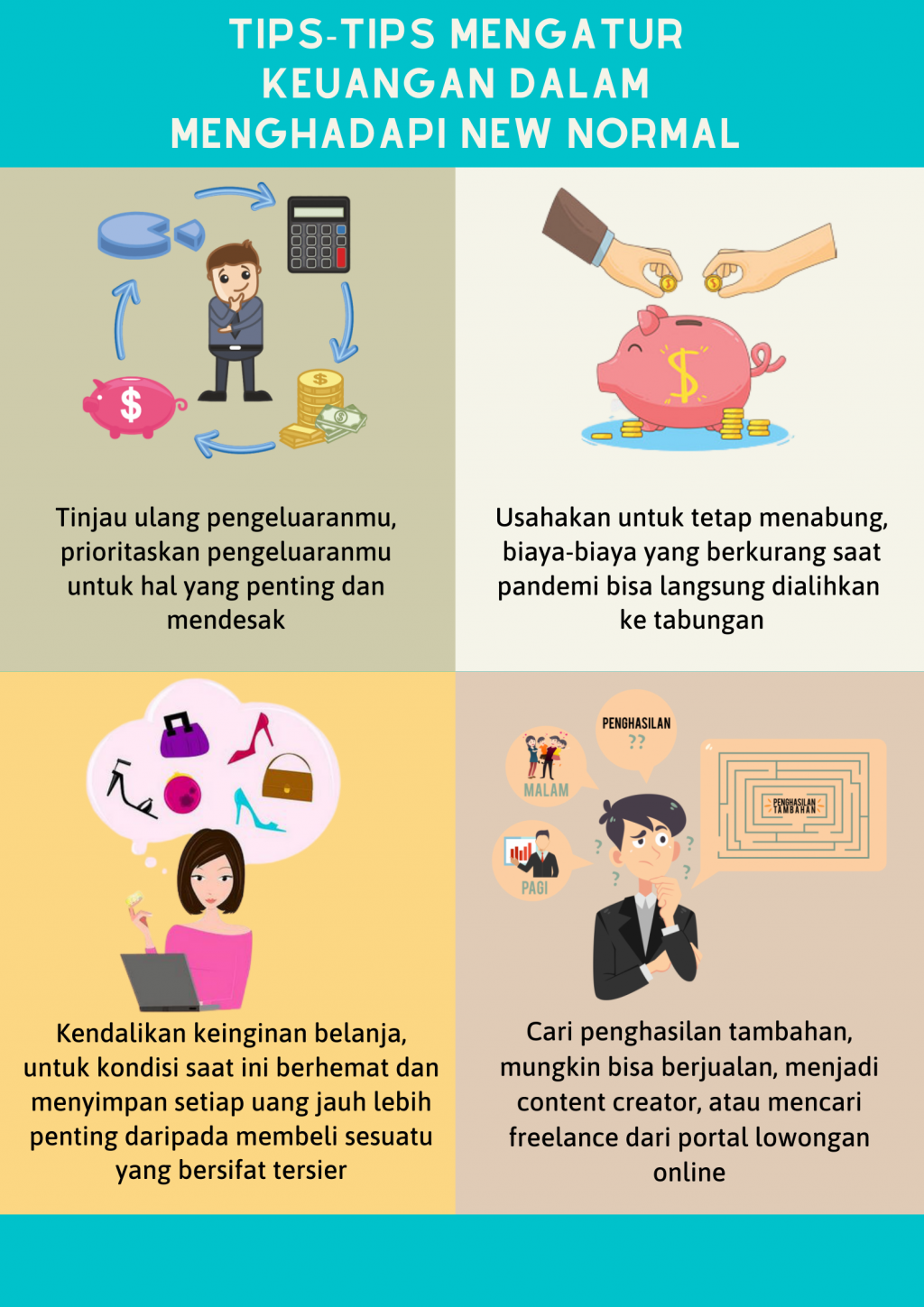 TIPS-TIPS MENGATUR KEUANGAN DALAM MENGHADAPI NEW NORMAL