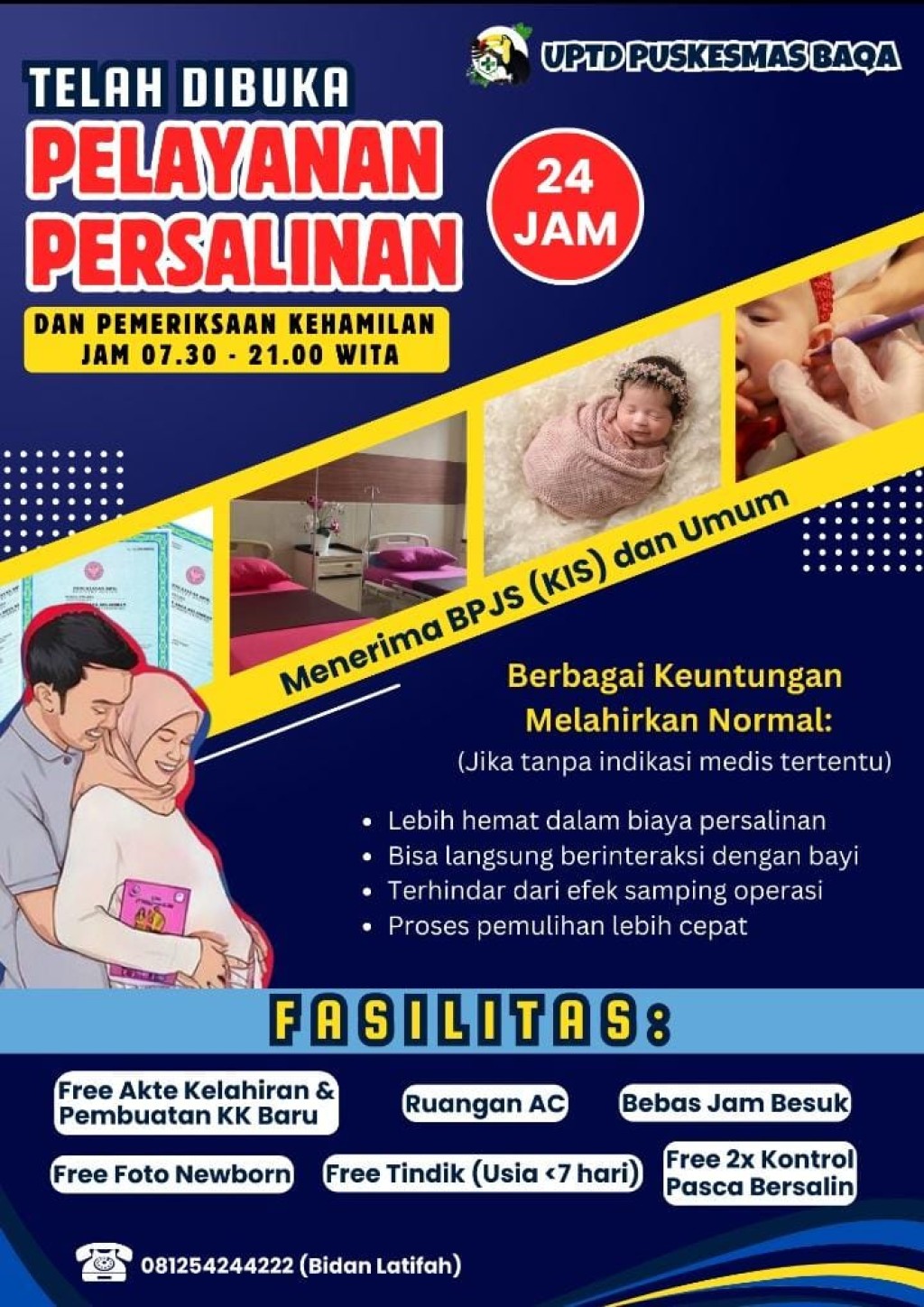 PELAYANAN PERSALINAN PUSKESMAS KAMPUNG BAQA