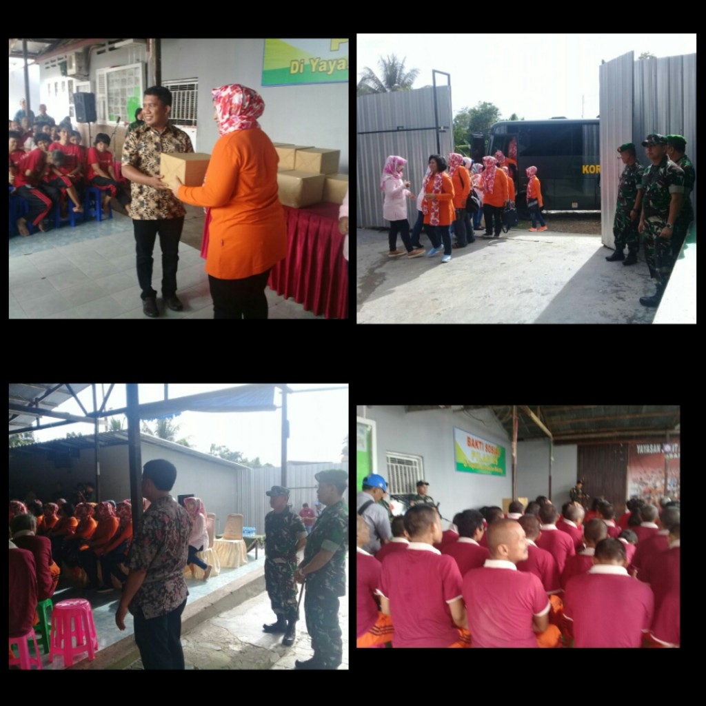 Penyerahan bantuan dari Yayasan Jam