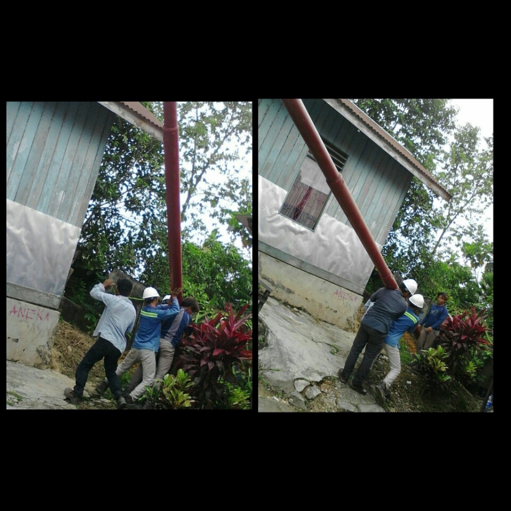 Perbaikan Tiang Listrik