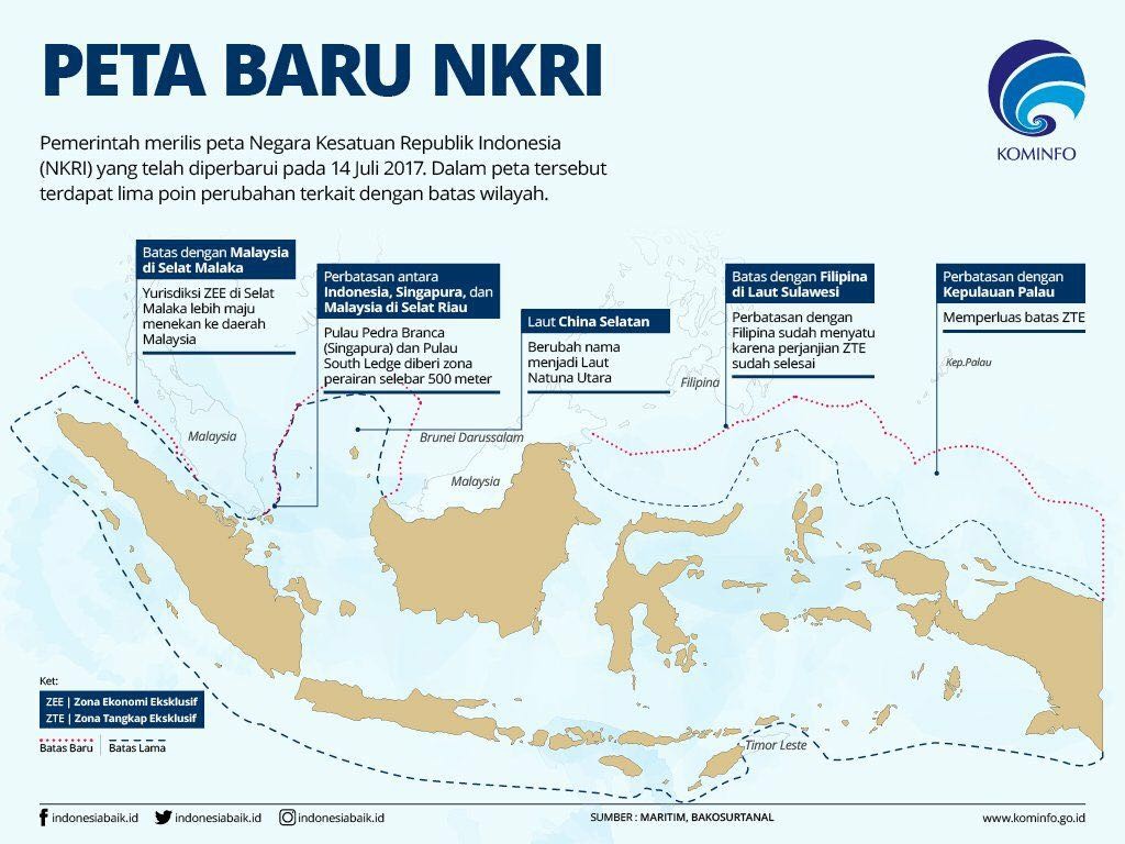 Peta Terbaru Indonesia