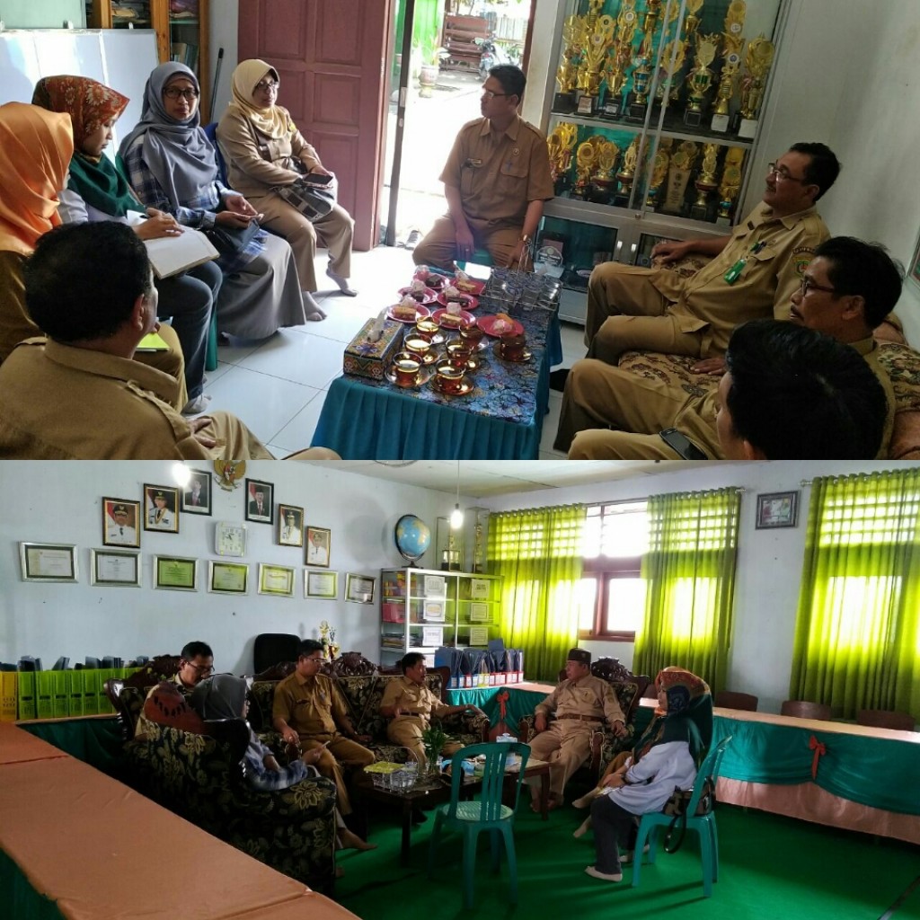 Penilaian Lomba Sekolah Sehat dan Supervisi Sekolah Sehat Tingkat Kecamatan Sungai Kunjang