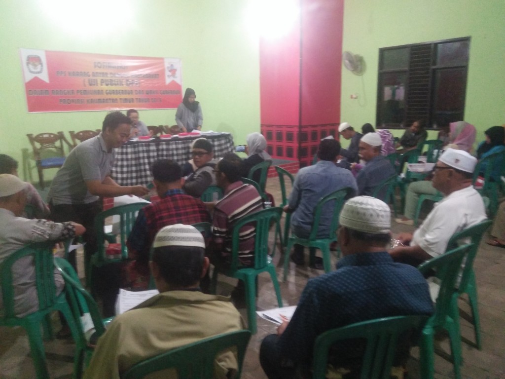 Sosialisasi PPS Karang Anyar dengan Masyarakat terkait DPS Karang Anyar
