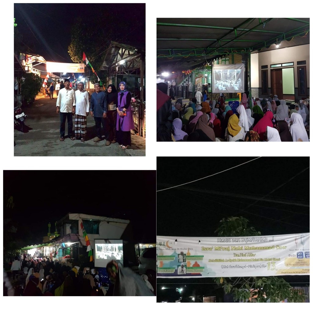 Peringatan Isra Miraj dan Haul Guru Sekumpul Martapura Syekh Muhammad Zaini di Jl.Meranti RT.23