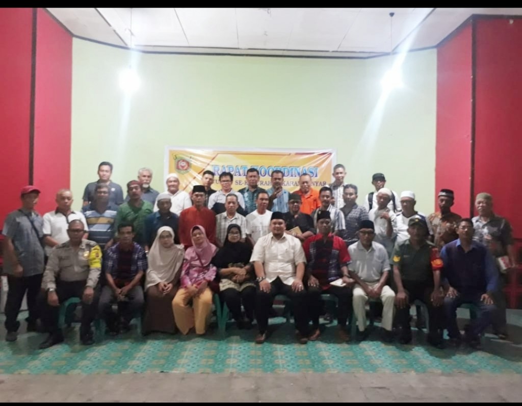 Rakor Ketua RT se Kelurahan Karang Anyar