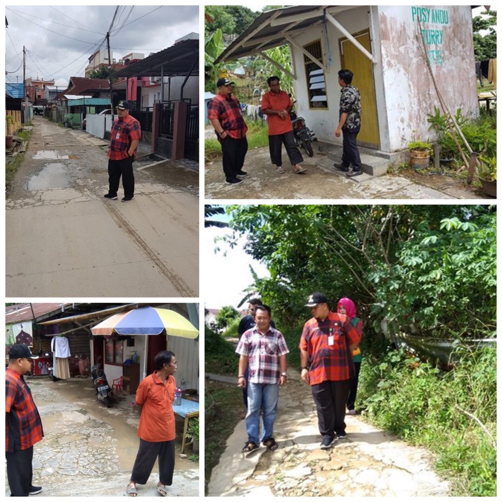 Peninjauan Posyandu dan lokasi jalan yang memerlukan perbaikan di wilayah Kel. Karang Anyar ...